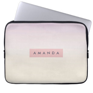 Capa Para Notebook Gradiente Lavanda Pastel Macio Personalizado