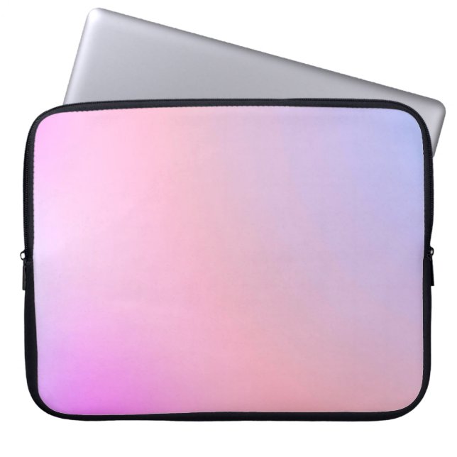 Capa Para Notebook Gradiente Pastel de Algodão Doce Sonhador (Frente)