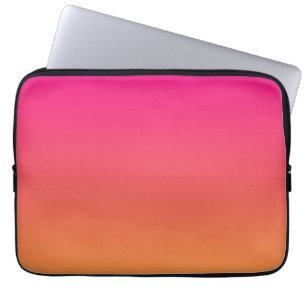 Capa Para Notebook Gradiente rosa e laranja