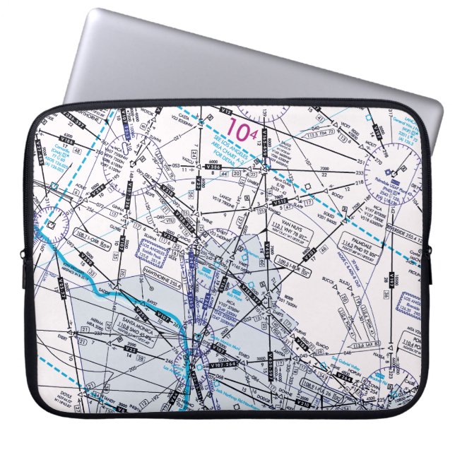 Capa Para Notebook Gráfico de Aviação (Frente)