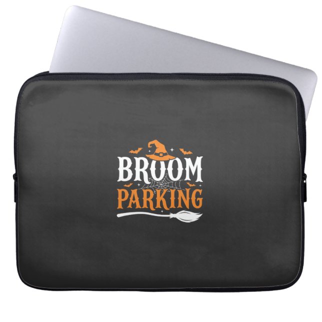 Capa Para Notebook Gráfico de chapéu de bruxa de estacionamento de va (Frente)