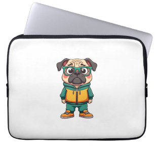 Capa Para Notebook Gràfico de moda urbana de desenho animado de pug h