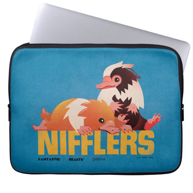 Capa Para Notebook Gráfico de Vintagem de Nifflers (Frente)