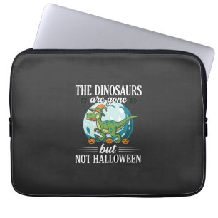 Capa Para Notebook Gráfico engraçado de dinossauro de Halloween bruxa