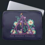 Capa Para Notebook Gráfico Floral Deathly Hallow<br><div class="desc">HARRY POTTER™ | Vejam este símbolo floral de "Deathly Hallow"!</div>