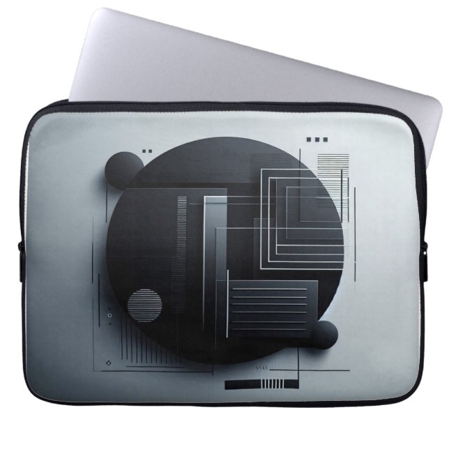 Capa Para Notebook Gráfico Moderno (Frente)