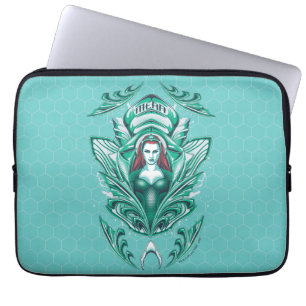 Capa Para Notebook Gráfico ornamentado de Aquaman Mera