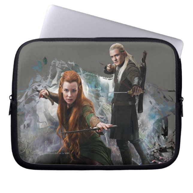 Capa Para Notebook Gráfico TAURIEL™ e LEGOLAS GREENLEAF™ (Frente)