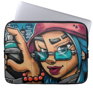 Capa Para Notebook Grafite Atlanta Girl