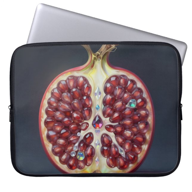 Capa Para Notebook Granatapfel – Wertvolle Frucht für Gesundheit  (Frente)