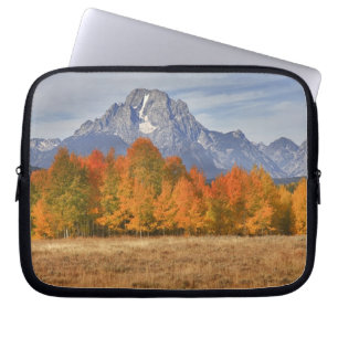 Capa Para Notebook Grand Teton NP, Monte Moran e árvores de álamo