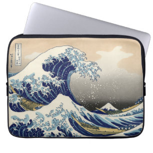 Capa Para Notebook Grande onda fora de Kanagawa