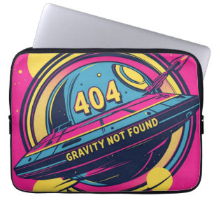 Capa Para Notebook Gravidade 404 Não Encontrada - Arte Pop de Espaço 