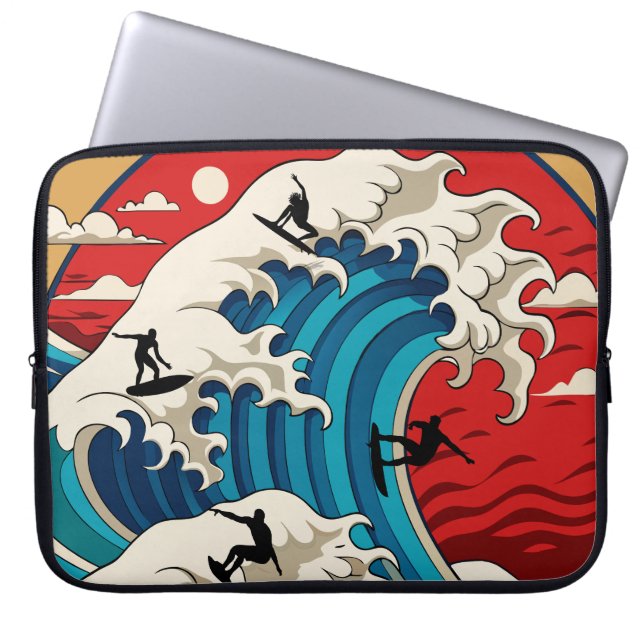Capa Para Notebook great wave hokusai (Frente)