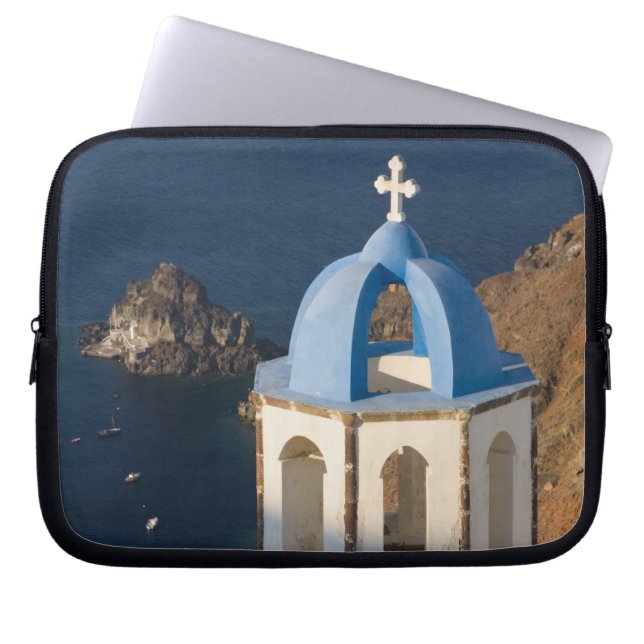 Capa Para Notebook Grécia e ilha grega de Santorini, cidade de Oia 2 (Frente)