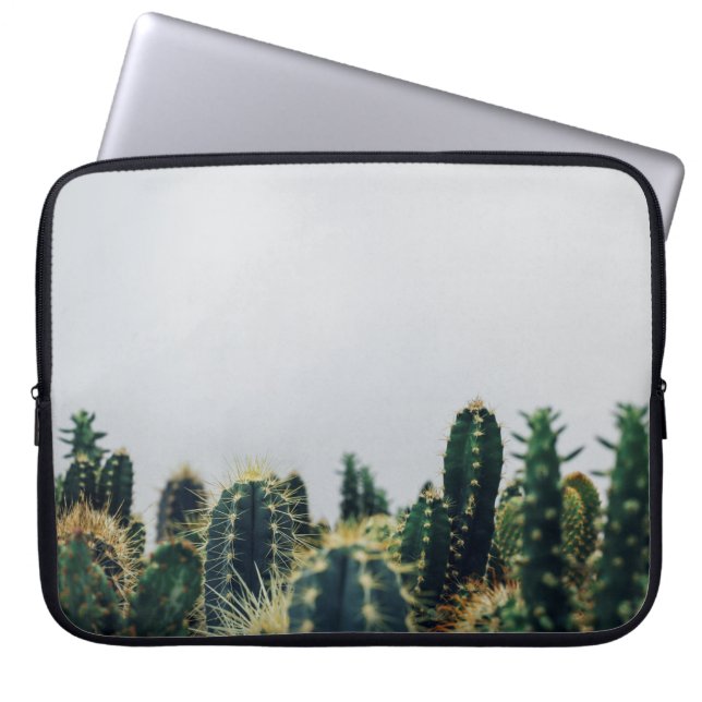 CAPA PARA NOTEBOOK GREEN CACTI (Frente)