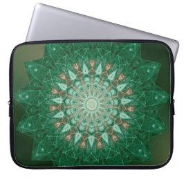 Capa Para Notebook Green Star Mandala