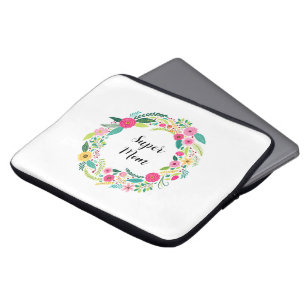 Capa Para Notebook Grinalda Floral Colorida