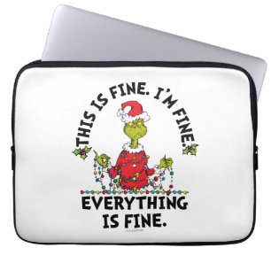 Capa Para Notebook Grinch Tudo está bem