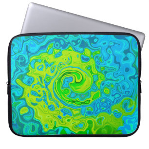 Capa Para Notebook Groovy Chartreuse e Aquamarine