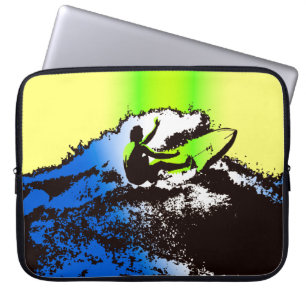 Capa Para Notebook Groovy Hawaiian Surfer 1960's Retro Wetcase Bag