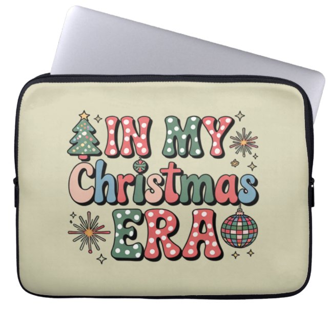 Capa Para Notebook Groovy Na Minha Era De Natal Professor Divertido (Frente)
