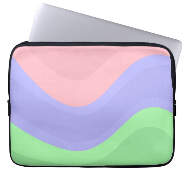 Capa Para Notebook Groovy Pastel Chic (Frente)