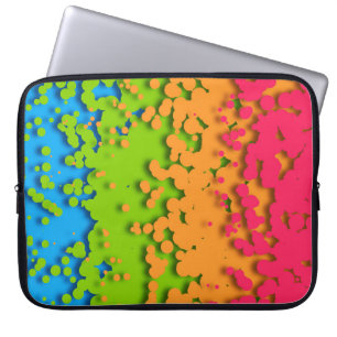 Capa Para Notebook Groovy Retro Bubble Trippy Funky Panromtic Pride
