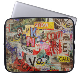 Capa Para Notebook Grunge texturizou design de fundo com um antigo ra
