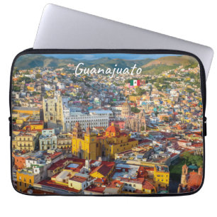 Capa Para Notebook Guanajuato, México - Paisagem Urbana Colorida
