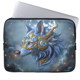 Capa Para Notebook Guardião Enluarado do Véu de Safira.