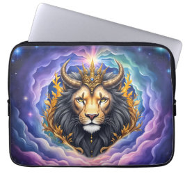 Capa Para Notebook Guardiões ao Luar – Leão Cósmico.