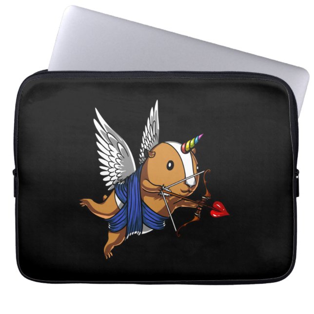 Capa Para Notebook Guiné Pig Unicorn (Frente)