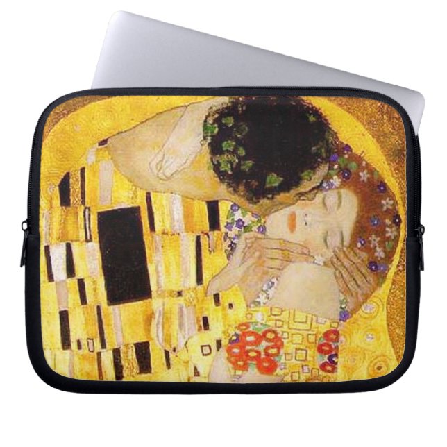 Capa Para Notebook Gustav Klimt A Pintura Clássica Beija (Frente)