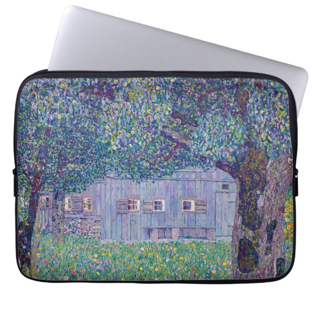 Capa Para Notebook Gustav Klimt - Farmhouse no Alto da Áustria (Frente)