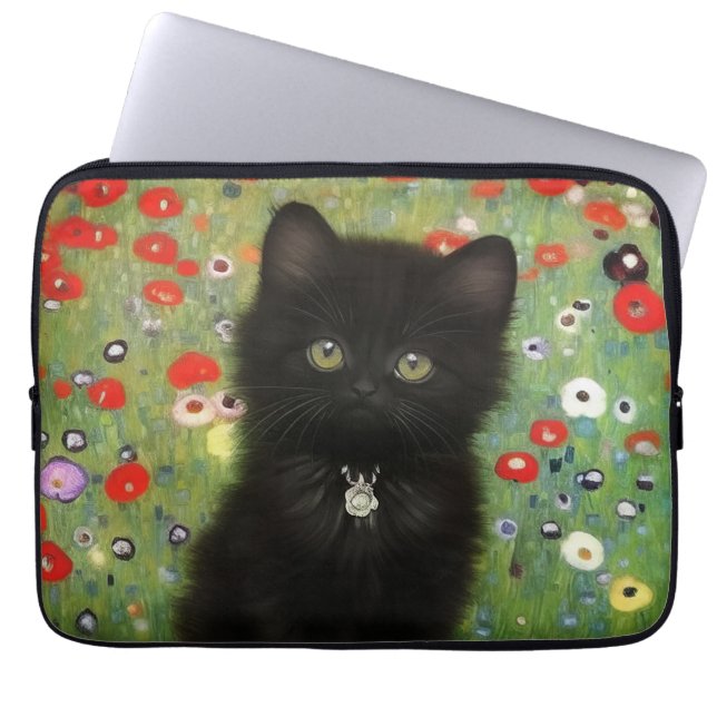 Capa Para Notebook Gustav Klimt Kitten (Frente)