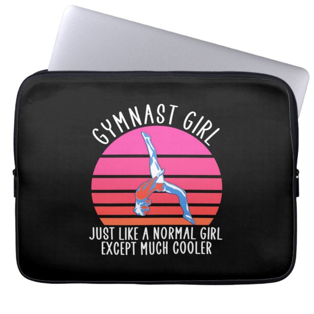 Capa Para Notebook Gymnast Girl (Frente)