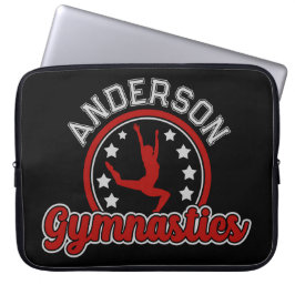 Capa Para Notebook Gymnastics ADD NAME Gymnast Vault Floor Athlett