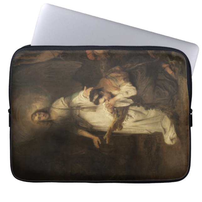 Capa Para Notebook Hagar e o Anjo (por Carel Fabritius) (Frente)