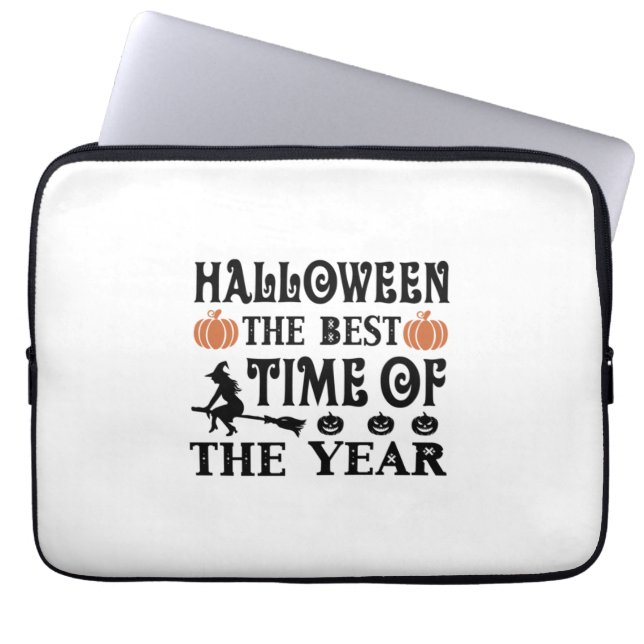 Capa Para Notebook Halloween A Melhor Hora Do Aniversário Do Ano (Frente)