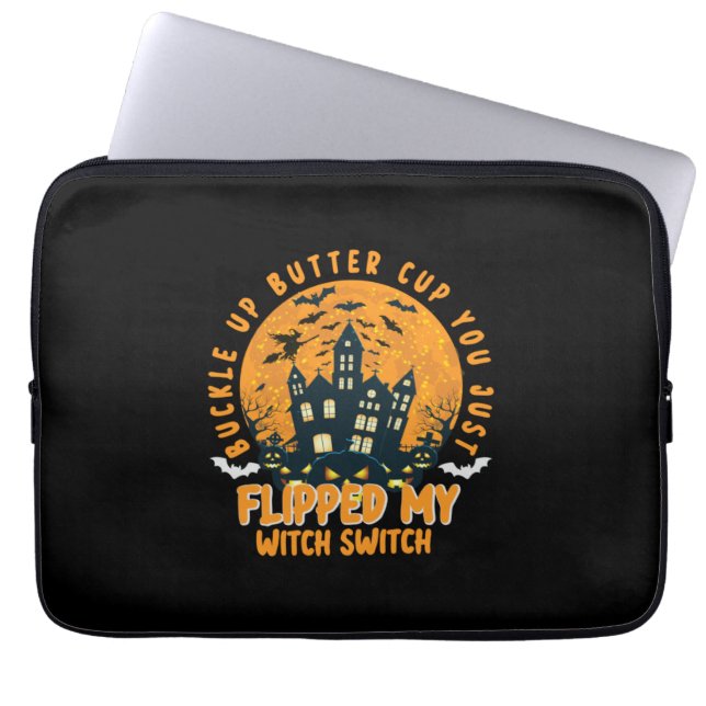 Capa Para Notebook Halloween Buckup Batter Cup You Aniversário (Frente)
