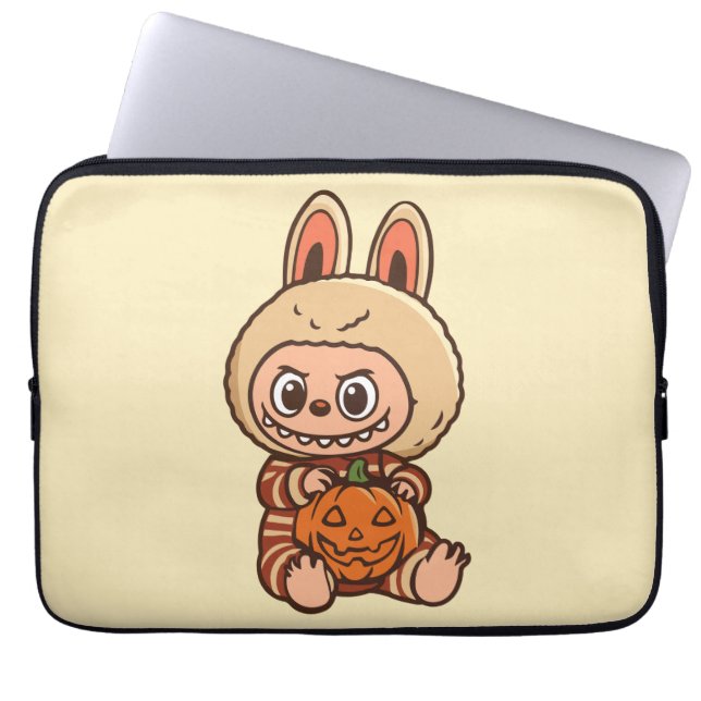 Capa Para Notebook Halloween Cute Labubu (Frente)