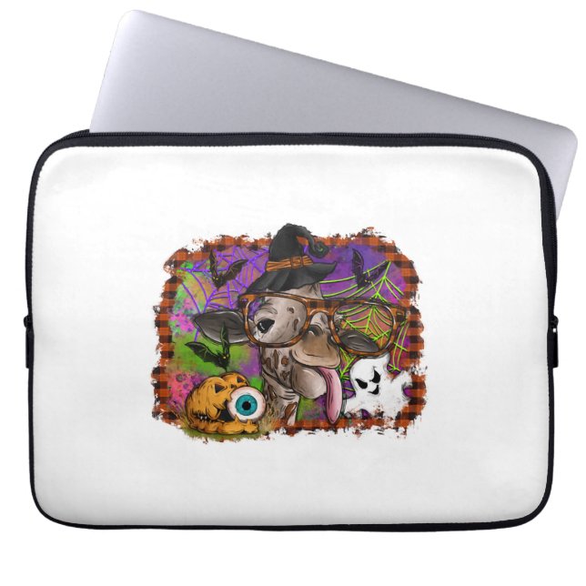 Capa Para Notebook Halloween Giraffe (Frente)