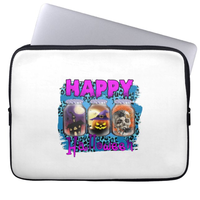 Capa Para Notebook Halloween Happy Halloween Aniversário (Frente)