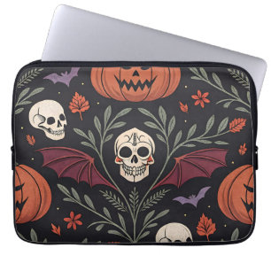 Capa Para Notebook Halloween Vibes Pattern