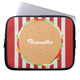 Capa Para Notebook Hamburger Cheeseburger bonito