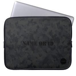Capa Para Notebook HAMbyWG - Camuflagem em Preto