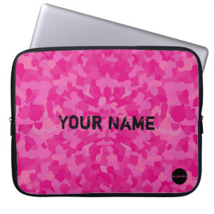 Capa Para Notebook HAMbyWG - Camuflagem em rosa Sherbert