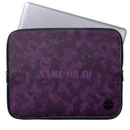 Capa Para Notebook HAMbyWG - Camuflagem em Roxo Âmbar