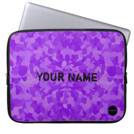 Capa Para Notebook HAMbyWG - Camuflagem em Violeta